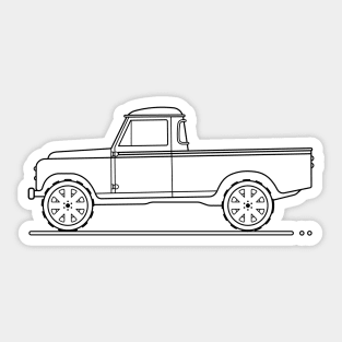 truck series iii 109 b Sticker